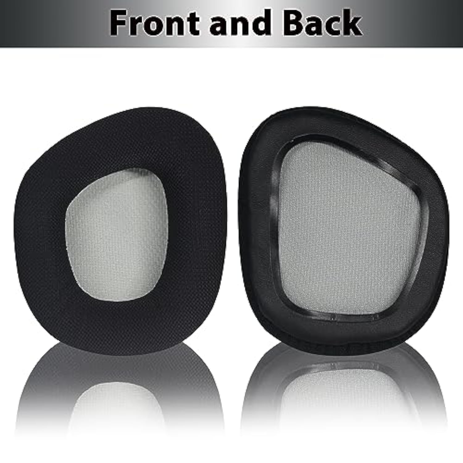 Void Pro Ear Pads Repair Part For Corsair Void, Void Pro, Void Pro Rgb, Void Pro Rgb Se, Void Elite, Void Elite Rgb Headphones,Replacement Ear Cushions Breathable Mesh Earpads (Black+Grey)