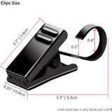 Pack Of 25 Black Curtain Clips String Light Hangers Small Metal Wire Holder For Hanging Camper Awning Light Christmas Decor Shower Home Decoration Indoor And Outdoor Photos Arts Crafts Display