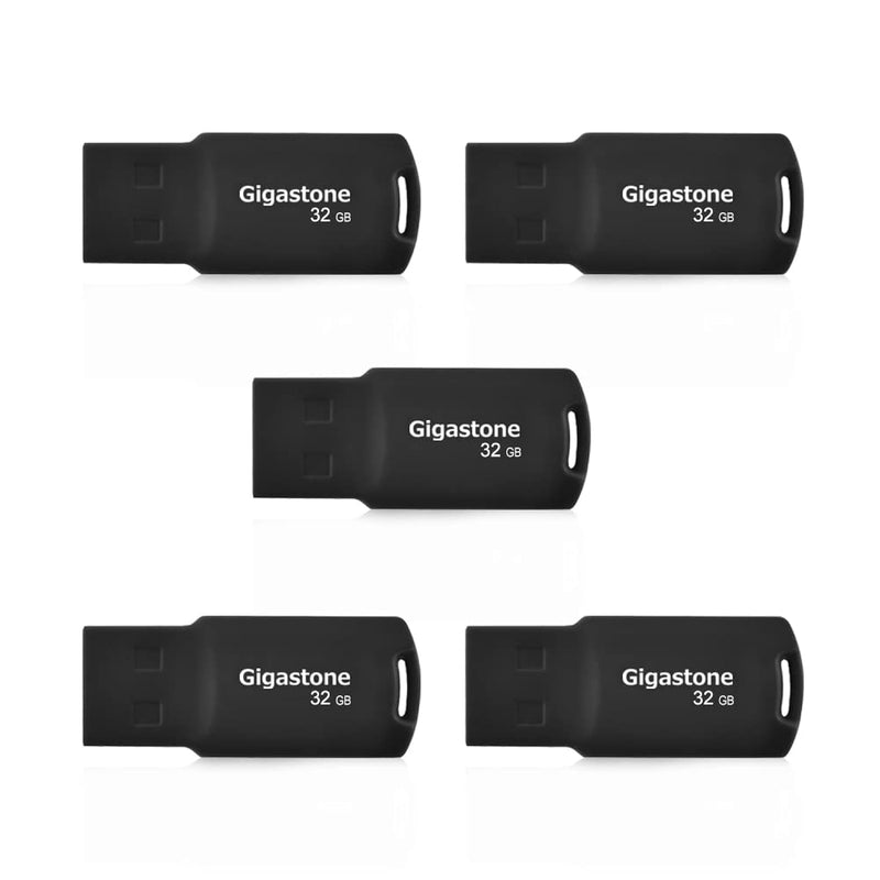 32Gb 5-Pack Usb 2.0 Flash Drive, Capless Design Pen Drive