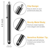 10-Pack Universal Stylus Pens for Touchscreens iPad Samsung Galaxy Smartphones