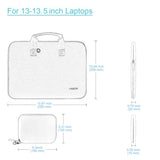Laptop Sleeve 13.3-14 Inch Case With Small Pouch, Neoprene Computer Bag Compatible With Pro 14" M4/M3/M2/M1 2025-2021, Mac Air/Pro 13.3" And Most 13-14 Inch Notebooks,P02K01