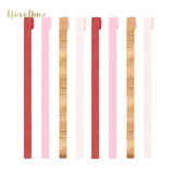 Valentine'S Day Decorations, 8 Rolls Pink Red Crepe Paper Streamers For Galentine'S Day, Baby Bridal Shower, Birthday Party, Wedding Decorations, 82 Ft Long