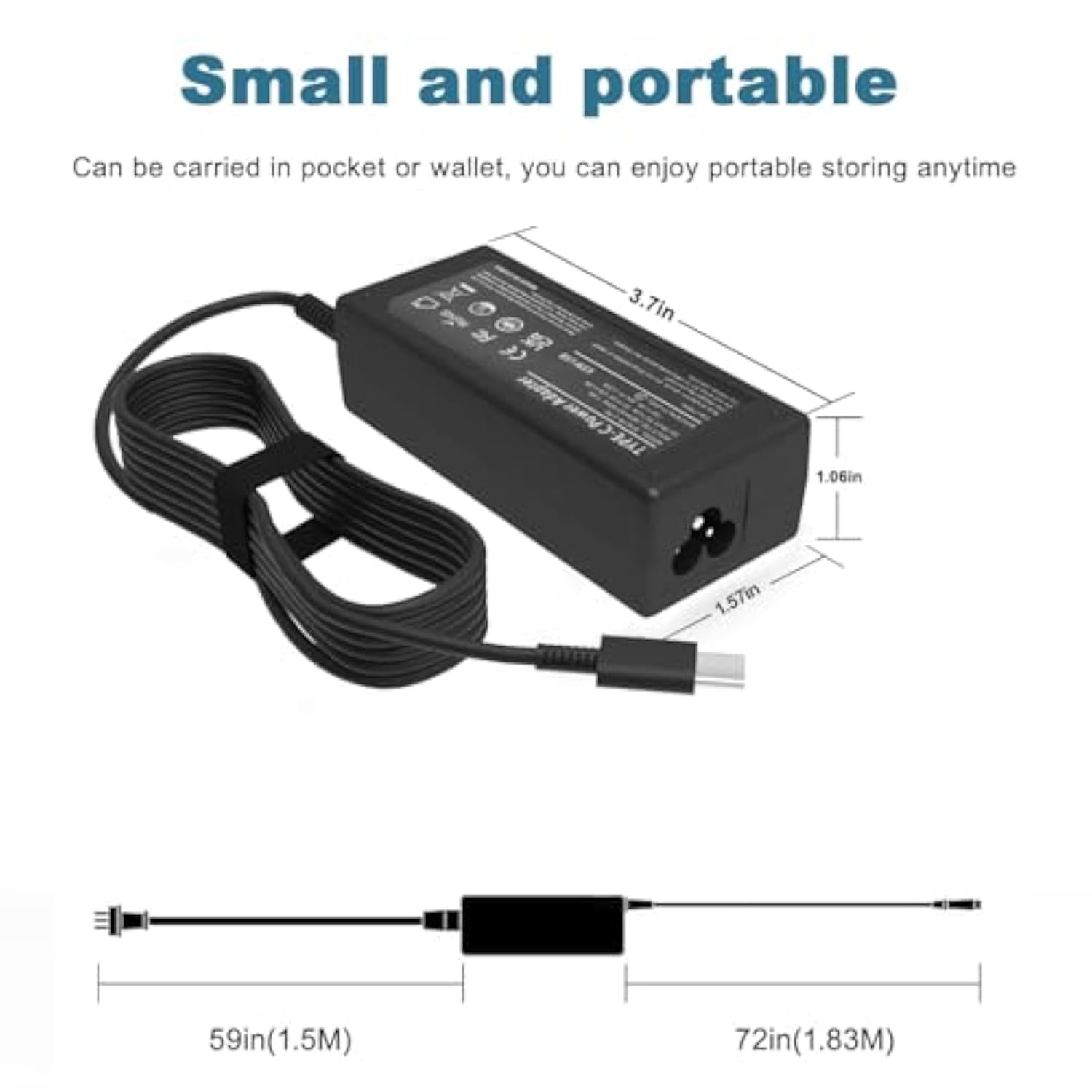 Universal 45W Type C Usb C Chromebook Charger Laptop Replacement For Acer Chro