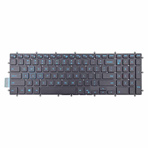 Backlight Keyboard Replacement Compatible With Dell Inspiron 15-3580 15-3581 15-3582 15-3583 15-3584 15-3585 15-3590 15-3593 15-5565 15-5567 15-5575 15-5583 15-7566 15-7567 Series Laptop