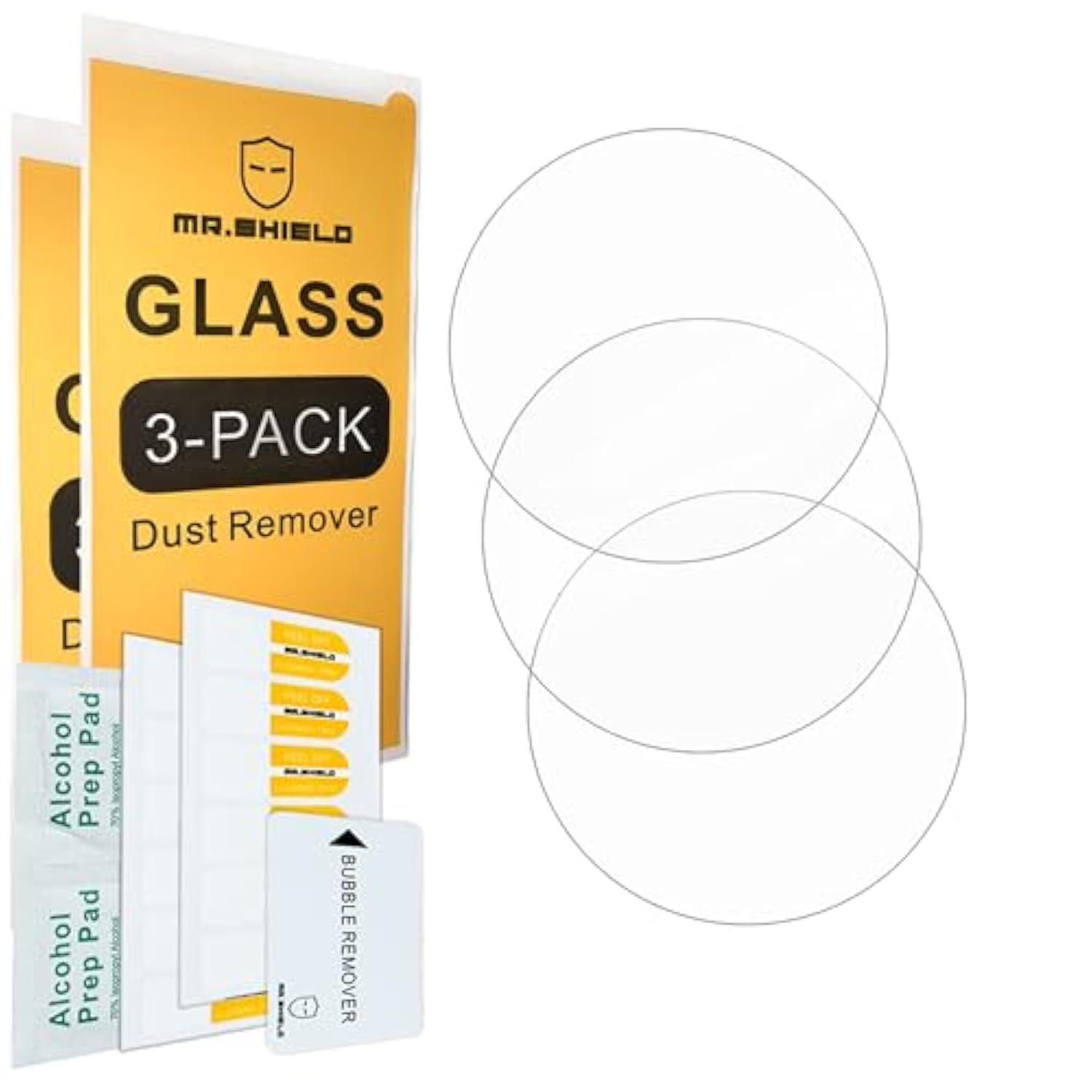 Screen Protector Compatible With Samsung Galaxy Watch 7 [40Mm] [Tempered Glass] [3-Pack] [Japan Glass With 9H Hardness]
