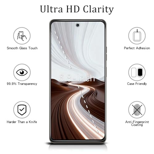 [2-Pack Privacy Screen Protector Designed for Motorola Moto G Power 2026 Tempered Glass, Anti Spy, No Bubbles, Anti Scratch, Easy to Install