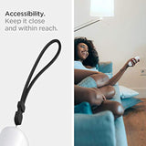 Spigen Silicone Fit Designed for Chromecast with Google TV Voice Remote Case Cover (Metal Plate and Magnetic Included) - White