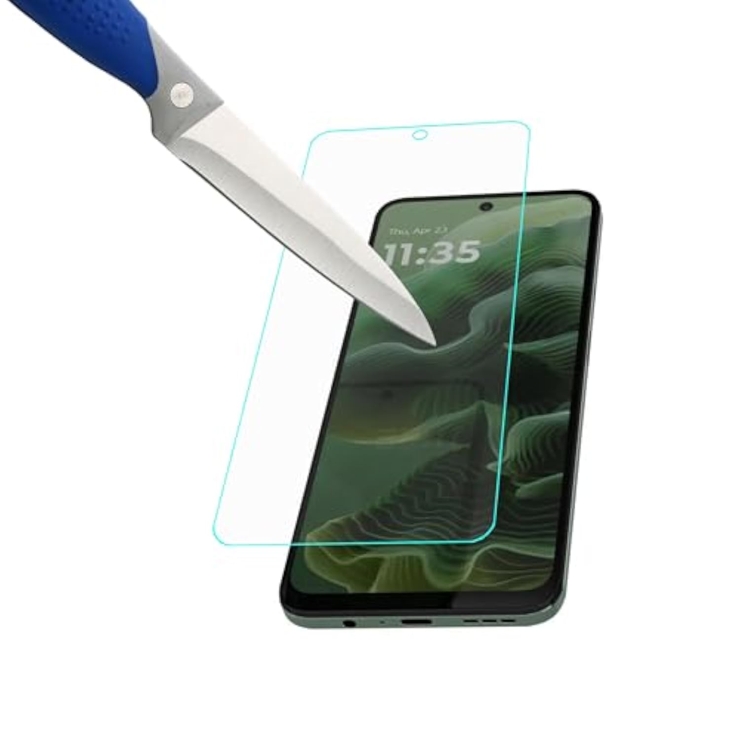 Screen Protector Compatible With Motorola Moto G35 5G [Tempered Glass] [3-Pack] [Japan Glass With 9H Hardness]