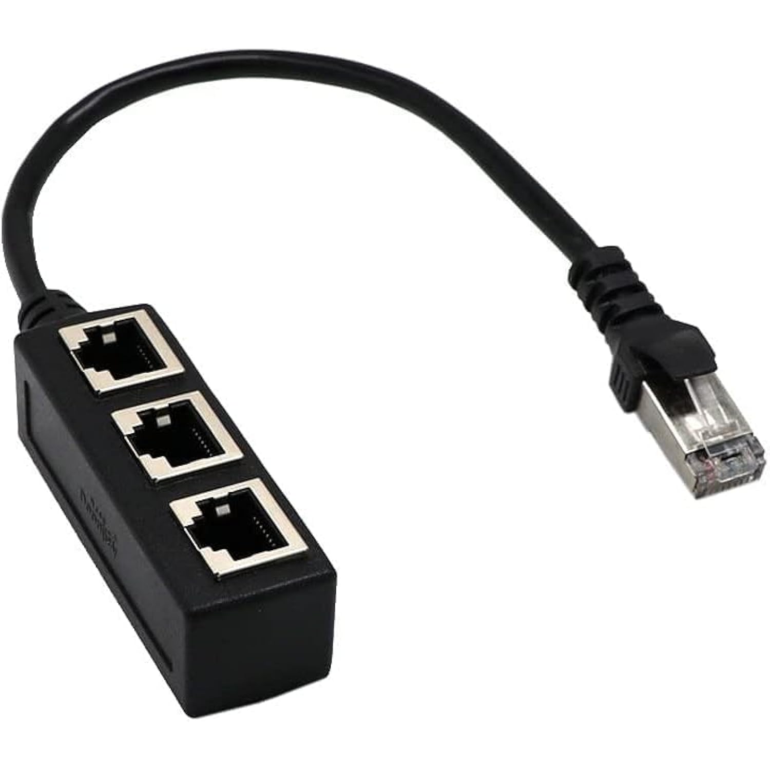 Rj45 Lan Ethernet Network Distributor Splitter 1 Male To 3 Female Socket Port