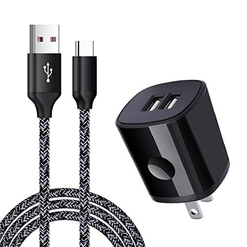 Fast Charging Charger Cable For Samsung Galaxy A17 A11 A01 A21 A51 A71 A16 A15 A14 5G A9 A12 A32 A52 A72 A13 A10E A03S A35 A55 S25 S24 S23 S22 S21+ S20 Fe Note 20, Usb Wall Charger With Type C Cable