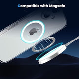 For Iphone 16 Case Clear, [Compatible With Magsafe][Anti-Yellowing][-Grade Protection] Shockproof Slim Magnetic Phone Case For Iphone 16, Transparent