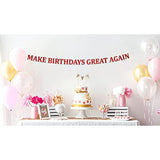 Funny Birthday Party Pack – Happy Birthday Banner And Swirls Pack - Adult Birthday Decorations – 21St – 30Th – 40Th – 50Th – 60Th – 70Th – 80Th Birthday Party Supplies