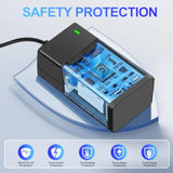 60W Usb-C Charging Station For Multiple Devices, Universal 20W Usb-C & 18W Usb Charging Hub, Smart Ic Identification Technology Charging Tower For Iphone Ipad Tablets Smartphones, Home Office Use