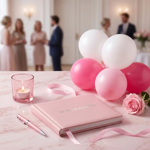 101 Pcs Breast Cancer Awareness Decorations Balloon Arch Kit, Pink Ribbon Printed Latex Balloons with Pennant Banner Garland for Survivor Party Supplies, October Charity Event and Fundraiser Decor