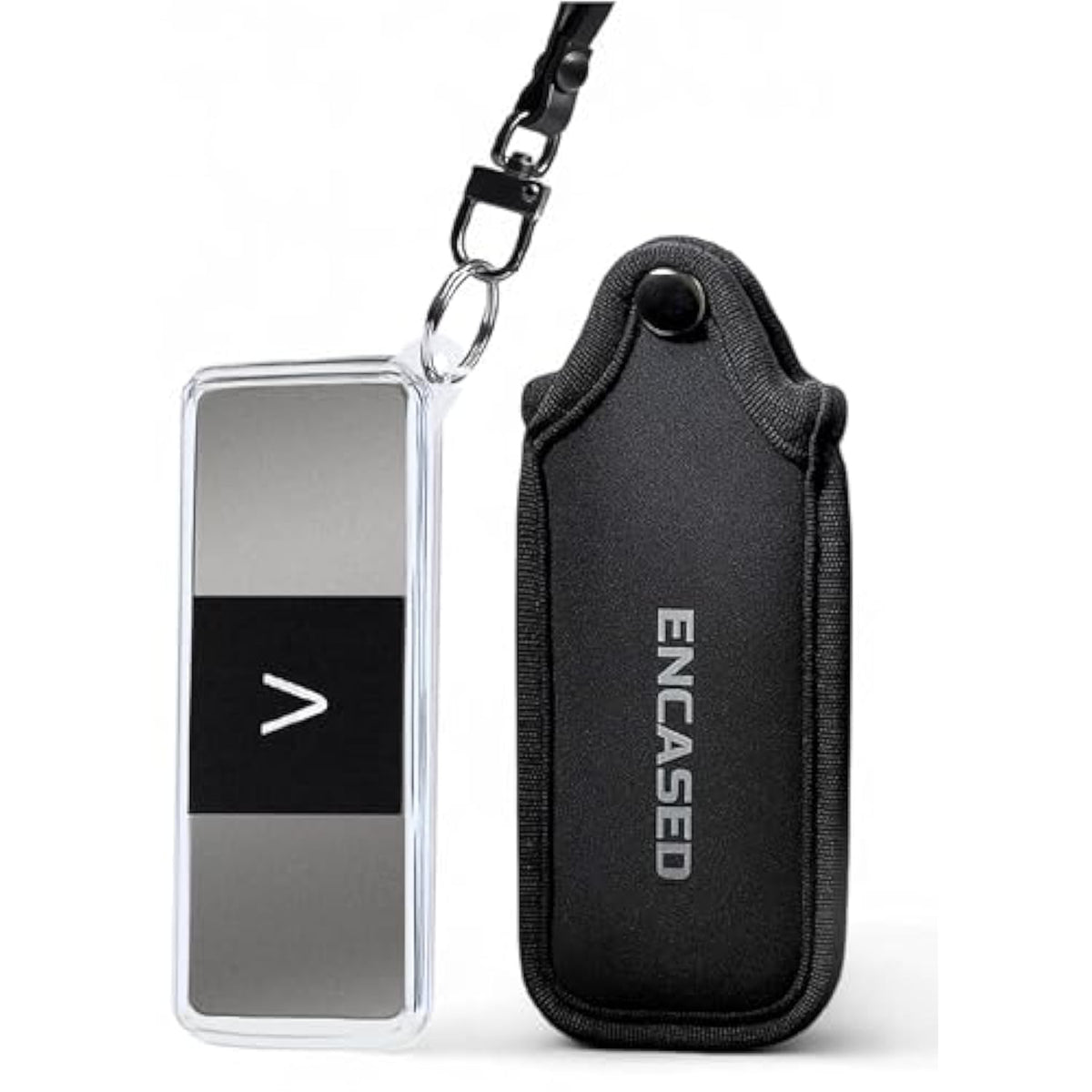 Carrying Case And Pouch For Kardiamobile 6L Ekg Monitor, (Protective) Clear Case With Neoprene Cover And Wrist Strap