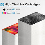 67Xl Ink S Black/Color Combo Pack Replacement For Hp 67 Ink Xl 6055 Hp67Xl Hp67 For 2700 2700E 2855E 2752 2742E 2755 2755E 4100 4152E 4155 6000 6055E 6400 6458 6452 6455E Printer, 2 Pack