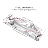 Large Gaming Mouse Pad 31.5 X 11.8 Inches, Extended Anime Mousepad, Long Keyboard Mat With Non-Slip Base, Full Mouse Mat With Stitched Edges (Cherry Blossom Mountain)