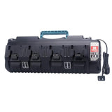 4-Port Rapid Charger Replacement For Charger Station 48-59-1804 Compatible With Mil-Wauk 18V Lithium Ion Battery 48-11-1850 48-11-1815 48-11-1840