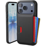 iPhone 17 Pro Wallet Case with Card Holder and Wallet Slayer Vol 1 Design in Black