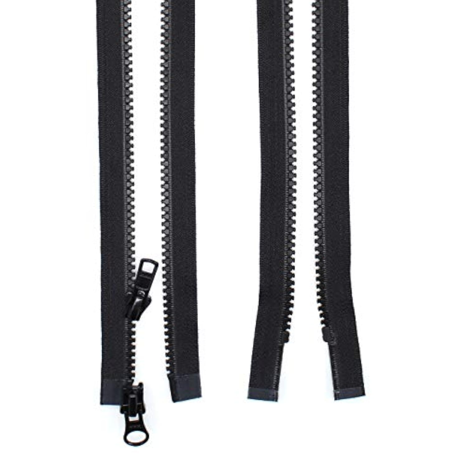 Vislon 2-Way Separating Zipper, 36", Black