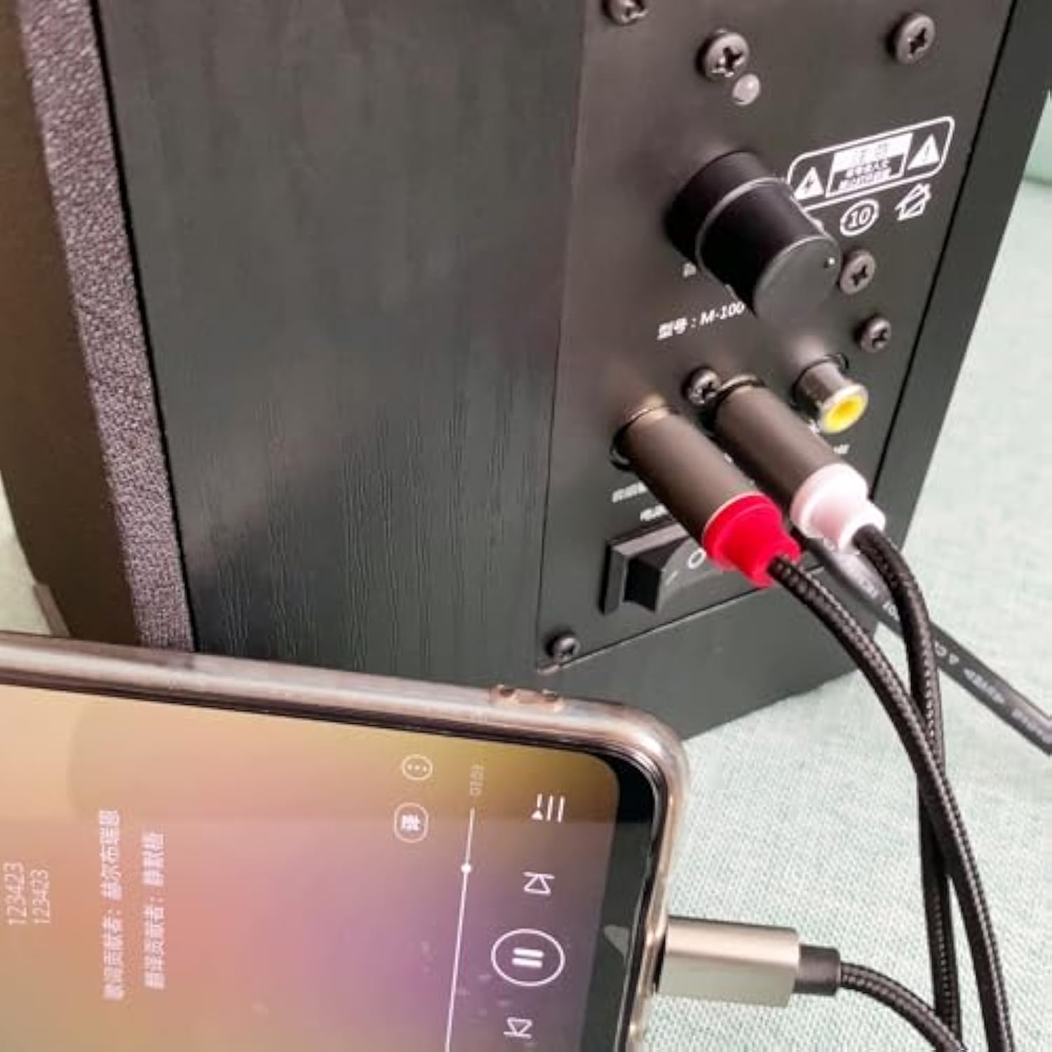 Usb C To 2 Rca Audio Cable, Rca Cables Type-C To 2 Male Rca To Usb C For I-Pad