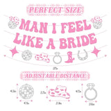 Man I Feel Like A Bride Banner Last Rodeo Bachelorette Party Decorations For Western Cowgirl Bridal Shower Wedding Party Supplies