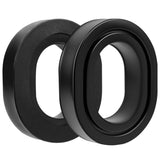 Geekria Silicone Rubber Comfortable Replacement Ear Pads for HyperX Cloud 2/ Alpha/AlphaS/Core/Stinger/Flight, Razer Kaira/Kaira Pro/X, Sennheiser HD280 Headphones (Black)