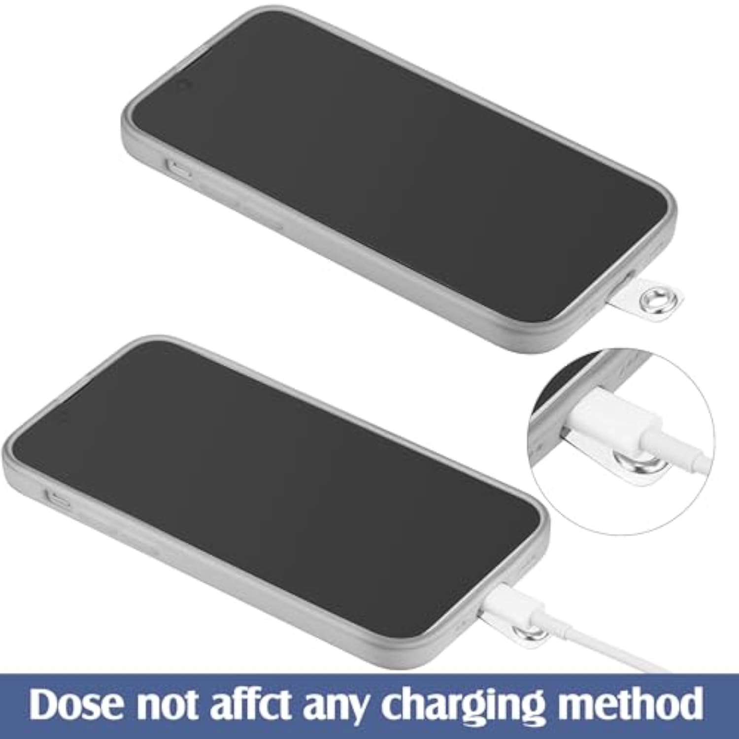 50 Pcs Phone Lanyard Tab Universal Phone Tether Patches Tpu Replacement Patches Compatible Telephone Case Cell Smartphone Case Safety Lanyard Non Adhesive