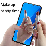 2 Pack Outer Anti-Blue Privacy Tempered Glass For Samsung Galaxy Z Fold 5 / Z Fold 4 Front Mirror Anti-Spy Screen Protector Anti-Peeping Full Covered Film Electroplated Blue
