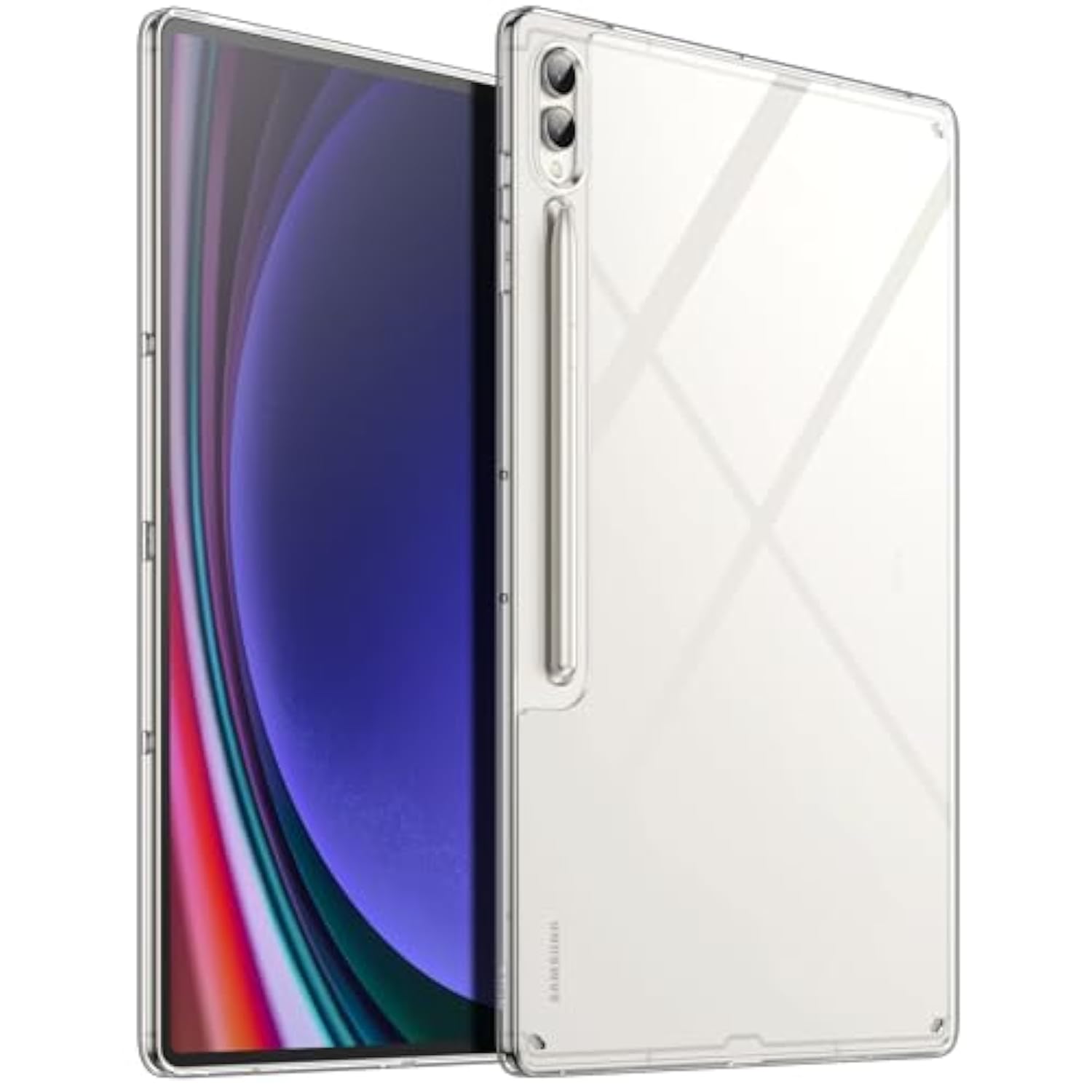 JETech Clear Case for Samsung Galaxy Tab S9 Ultra 14.6-Inch, Anti-Yellowing Tr