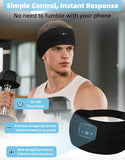 Sleeping Headphones, Headband Headphones With Hd Stereo Speaker, Bluetooth Headband For Sports, Running, Workouts, Yoga, Air Travel, Meditation, Gift - Black
