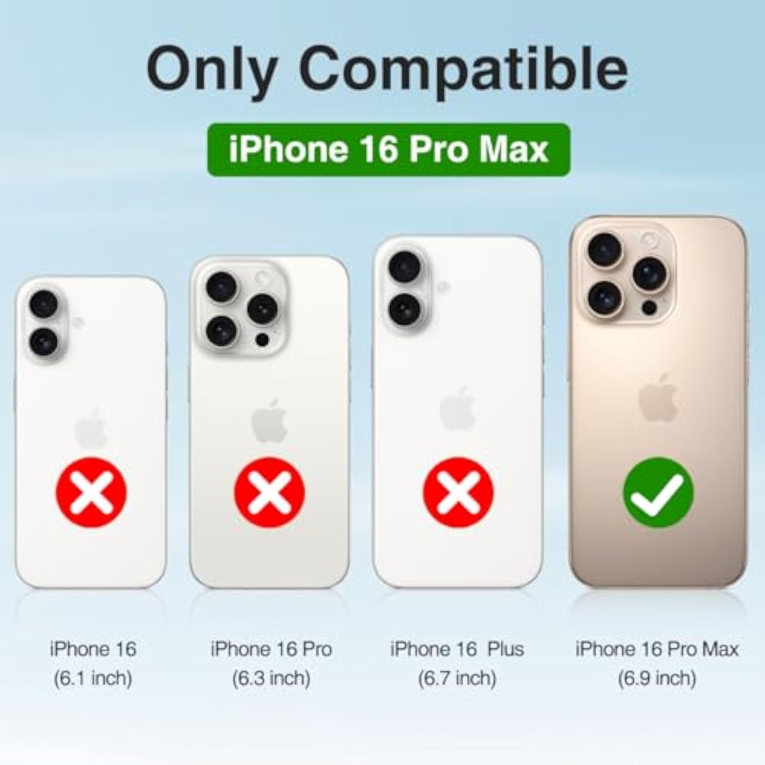 Alpatronix Battery Case for iPhone 16 Pro Max, Portable Strong Slim Protective Extended Charger Cover, 15W Fast Charging, High Capacity with Wireless Charging Case (BX16PM) Black