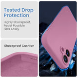 iPhone 16 Case, Silicone, Camera Protection, 2 Screen Protectors, Anti-Scratch, 6.1"
