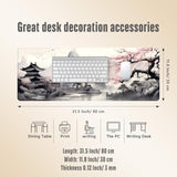 Japanese Large Gaming Mouse Pad Anime Extended Mouse Pad With Stitched Edges 3Mm For Home Office, 31.5 X 11.8 Inch