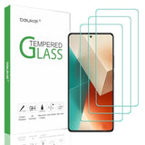 (3 Pack) Compatible For Xiaomi Redmi Note 13 Screen Protector Tempered Glass,Touch Sensitive,Case Friendly, 9H Hardness