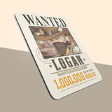 My Time At Sandrock Desk Mat, Logan Wanted Poster Mouse Pad Gaming Mousepad 9.8X11.8 Inches