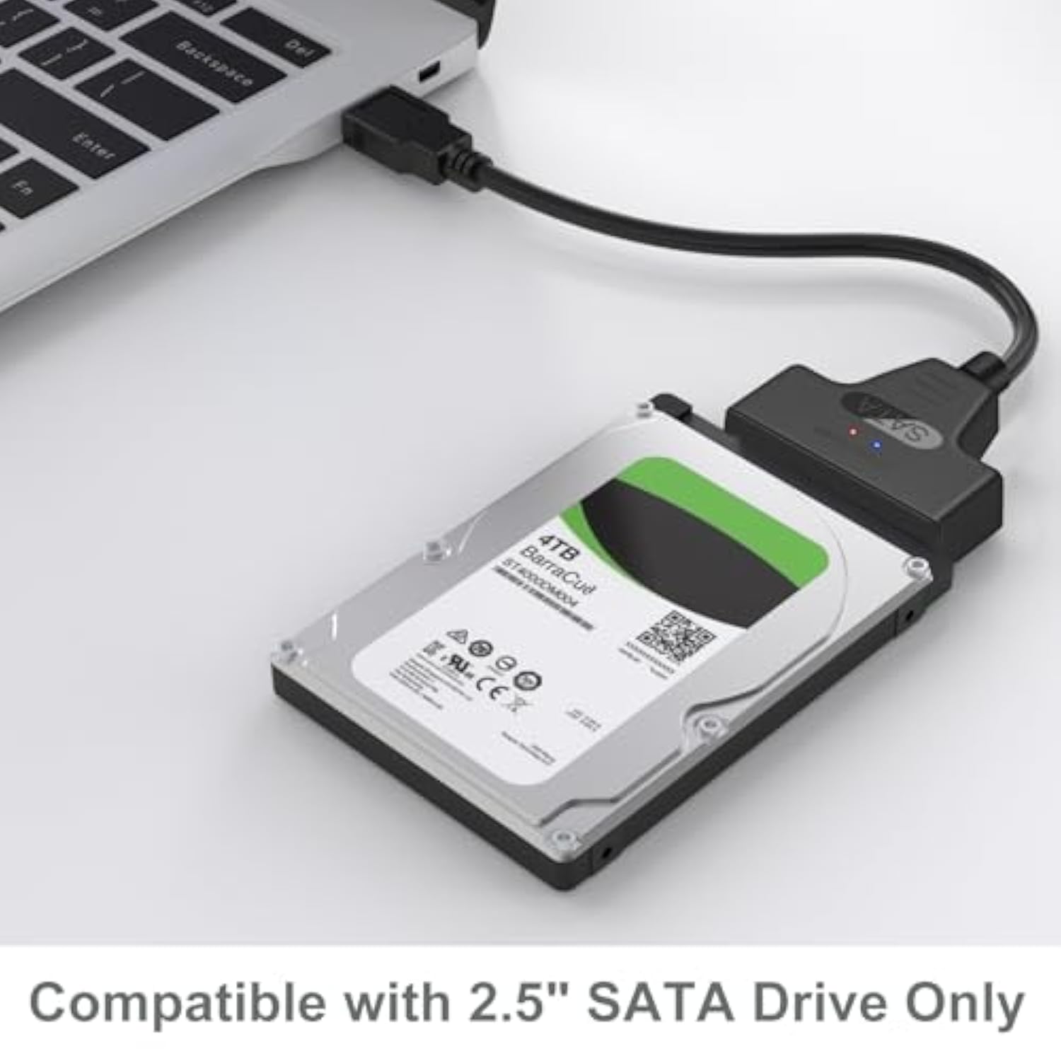 Sata To Usb 3.0 Adapter Cable For 2.5 Inch Hdd/Ssd, Hard Drive Adapter Convert