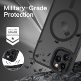 For Iphone 11 Pro Case 2019 [Compatible With Magsafe] Translucent Matte Magnetic Phone Case Iphone 11 Pro 5.8" Slim Thin Shockproof Bumper Women Men Protective Cases Cover, Black