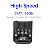 90 Degree Sata Adapter, Up Angle Sata 7Pin Male To Female Converter For Mother
