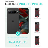 Compatible With Google Pixel 10 Pro Xl Wallet Case, Pu Leather Flip Folio Case With Card Holders Rfid Blocking Kickstand [Shockproof Tpu Inner Shell] Phone Cover 2025, Brown