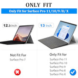 Case For Surface Pro 2024 Copliot Pc 11Th Edition - For Microsoft 13 Inch Tablet, Fits Keyboard And Kickstand With Multiple Angle