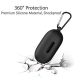 Compatible With Soundcore Space A40 Case Ear Tips Kit, Silicone Cover 3 Pairs Double Flange Eartips With Carabiner Accessories Set Compatible With Soundcore Space A40 Black