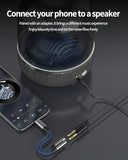 Headphone Splitter USB C to 3.5mm Audio Jack Microphone Adapter (2in1) for iPhone 17 16 15 Pro Max Type C Aux Headset Female Cable Converter Port