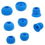 8Pcs Blue Replacement Eartips Earbuds Eargels Compatible With Beats By Dr Dre Powerbeats 2 Powerbeats 3 Wireless Stereo Earphones