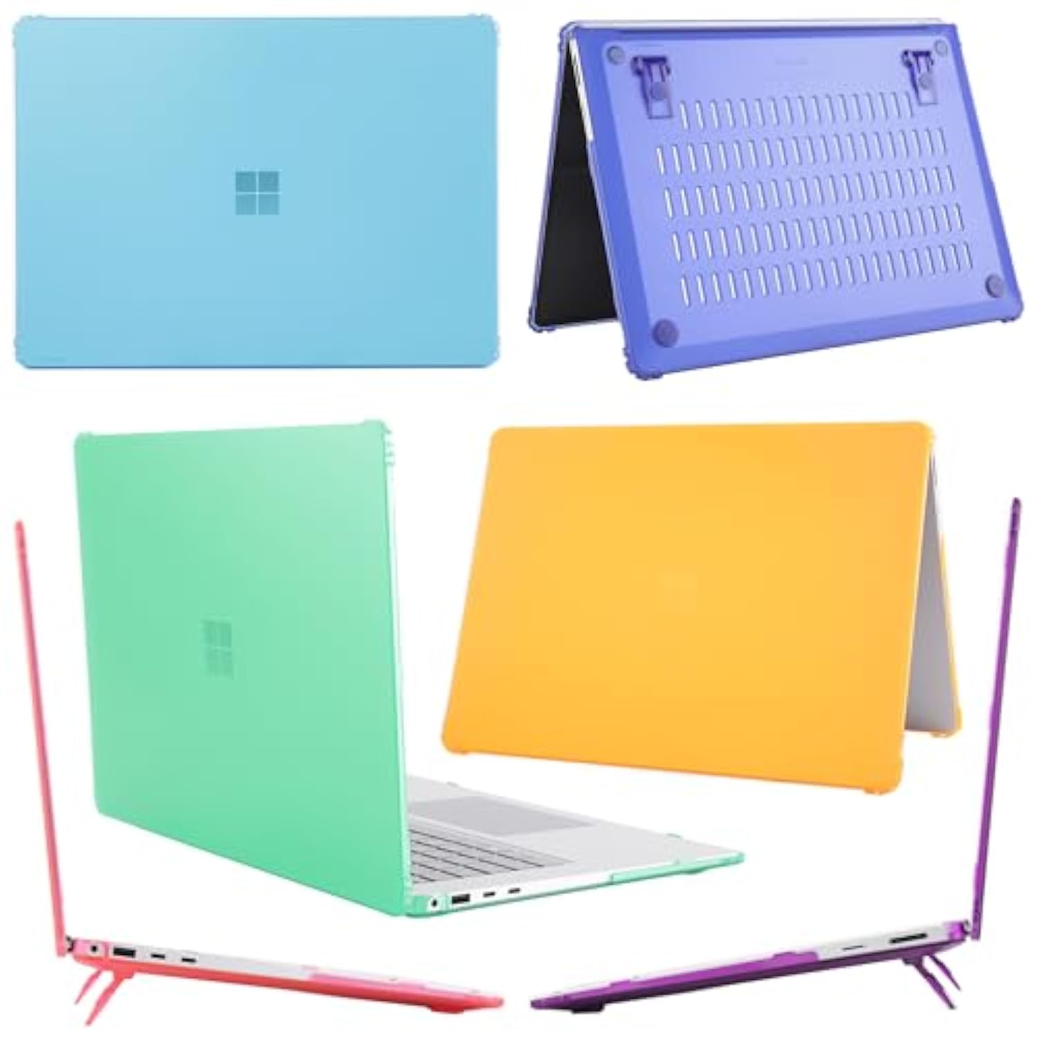 mCover Case ONLY Compatible for 2024+ 15" Microsoft Surface Laptop 7 (Model# 2037) Windows PC with ARM CPU and AI-Powered Copilot+ (NOT Fitting Other Surface Models) - Pink