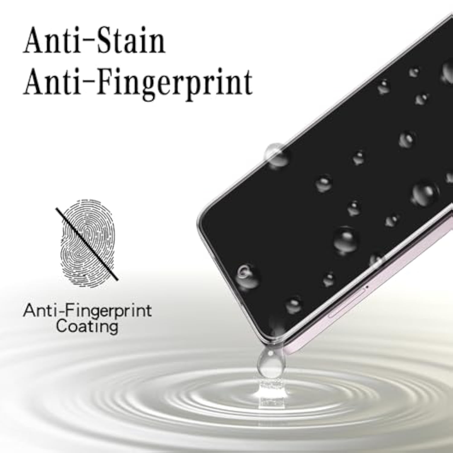 [2 Pack Privacy Screen Protector For Motorola Moto G Stylus 5G 2024 Tempered Glass, 9H Hardness, Anti Scratch, Bubble Free, Easy To Install