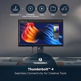 Vp2488-4K 24 Inch 4K Mac-Ready Monitor With 100% Srgb, 98% Dci-P3, Pantone Validated, Advanced Ergonomics, Thunderbolt 4, Usb Hub, Hdmi, And Dp For Home And Office