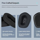 Fabric Replacement Ear Pads For Logitech G733 Gaming Headset, Also Fit Logitech G335 Wireless Headphone, Earpads Accessories With Soft Mesh Fabric & Isolation Foam (Black)