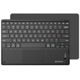 Ultrathin 4Mm Wireless Bluetooth Keyboard With Built-In Multi-Touch Touchpad For Ipad, Iphone, Samsung Galaxy, Nexus, Microsoft Surface, Hp And Other Bluetooth Devices [Retail Packaging]