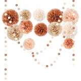 Fall Bridal Shower Decorations Set,15PCS for Boho Wedding